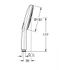Ръчен душ с 3 фукнции GROHE RAINSHOWER SMARTACTIVE 130 - цена: 149.00лв.